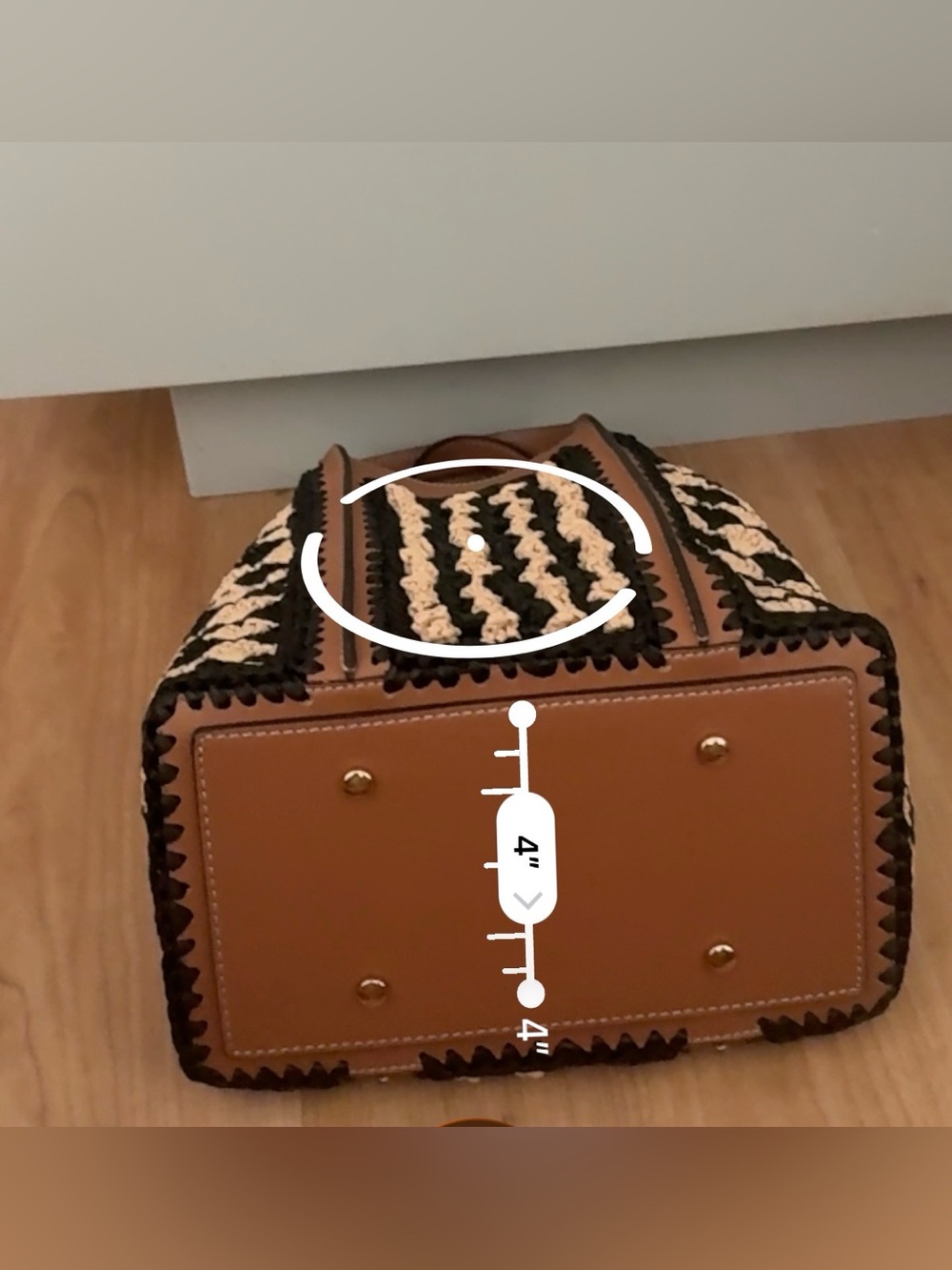 Tod's Mini Shopping Tote Raffia- like new! Never been used! - Picture 10 of 16